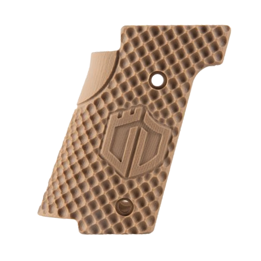 5132116 FDE Walther Q-Series Steel Frame Thin Bogies G10 Grips for Q4 and Q5 SF Models By LOK Grips